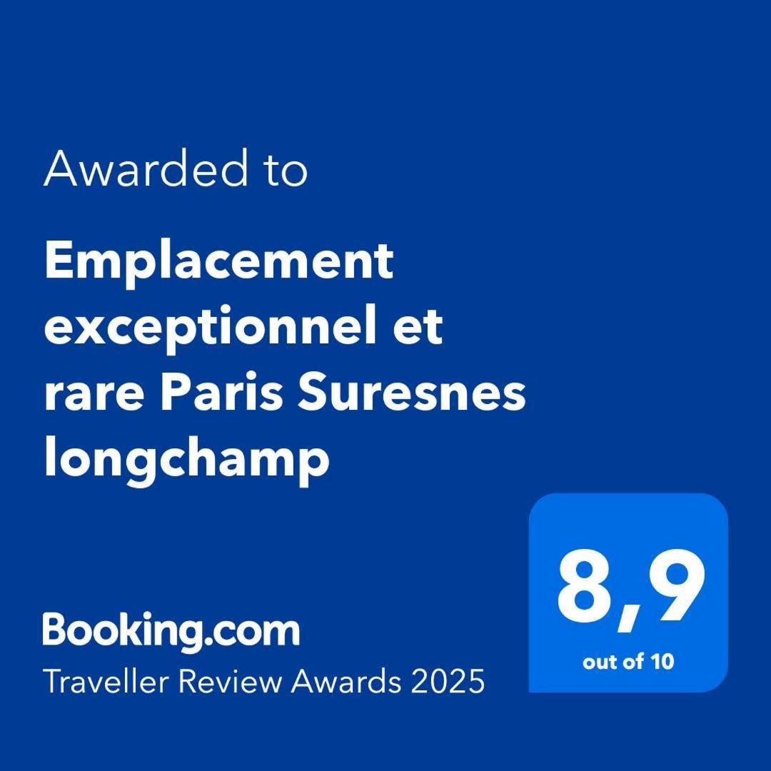Emplacement Exceptionnel Et Rare Paris Suresnes Longchamp Екстериор снимка